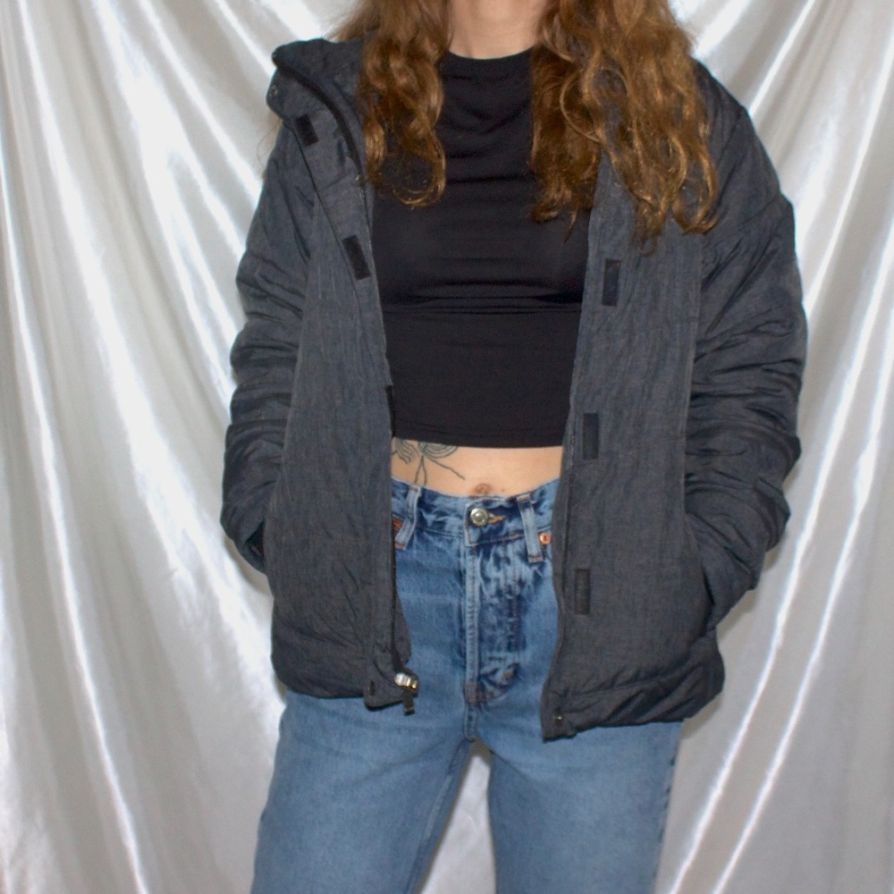 Women's Columbia Dark Grey Puffer Coat in size XS